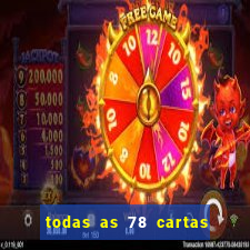 todas as 78 cartas do tarot